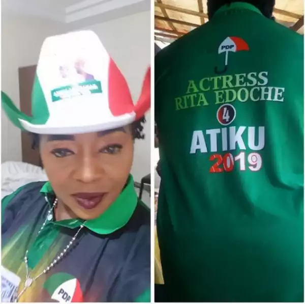 Veteran Actress, Rita Edochie Atikulates, Supports Atiku And Peter Obi